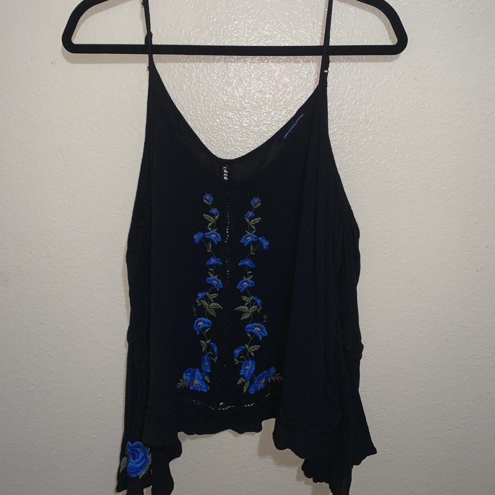 American eagle off the shoulders shirt